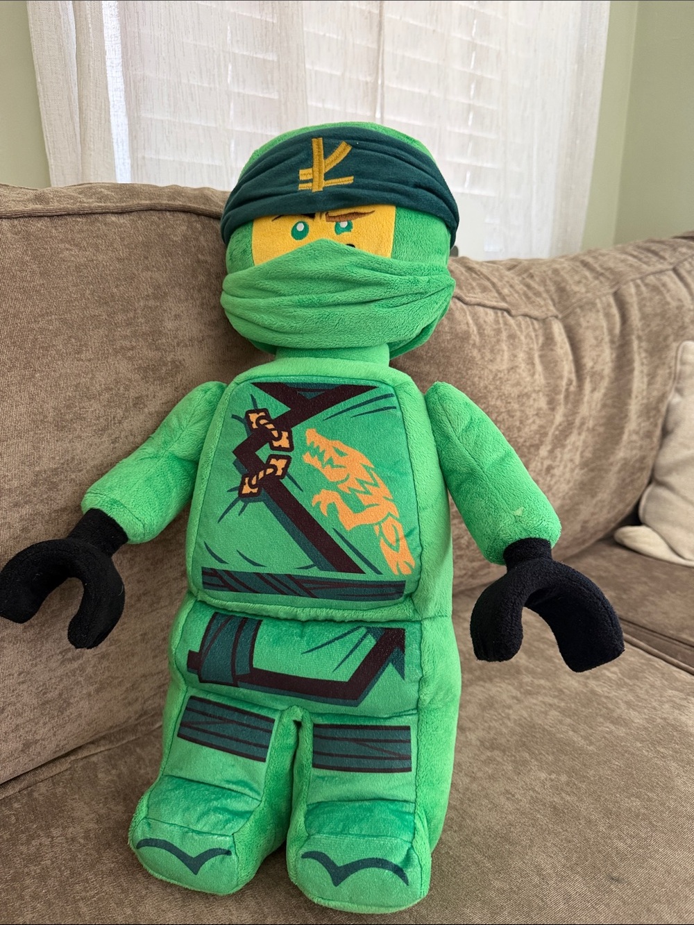 LEGO Ninjago green ninja plush